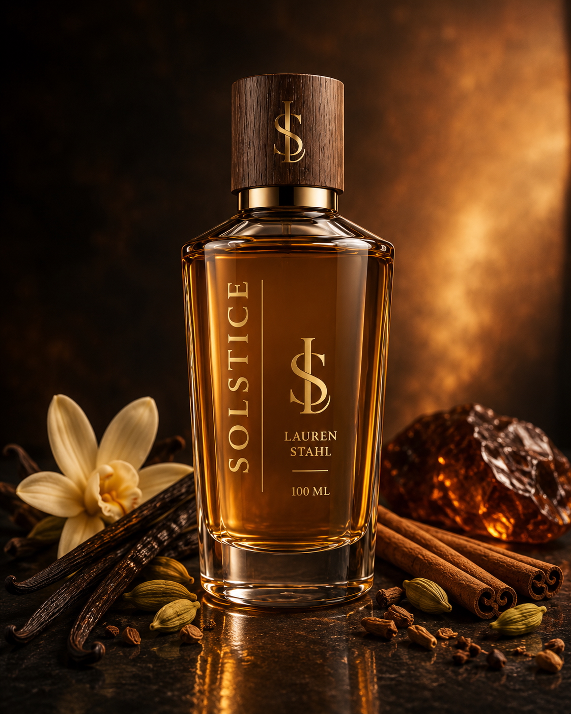 Solstice fragrance bottle